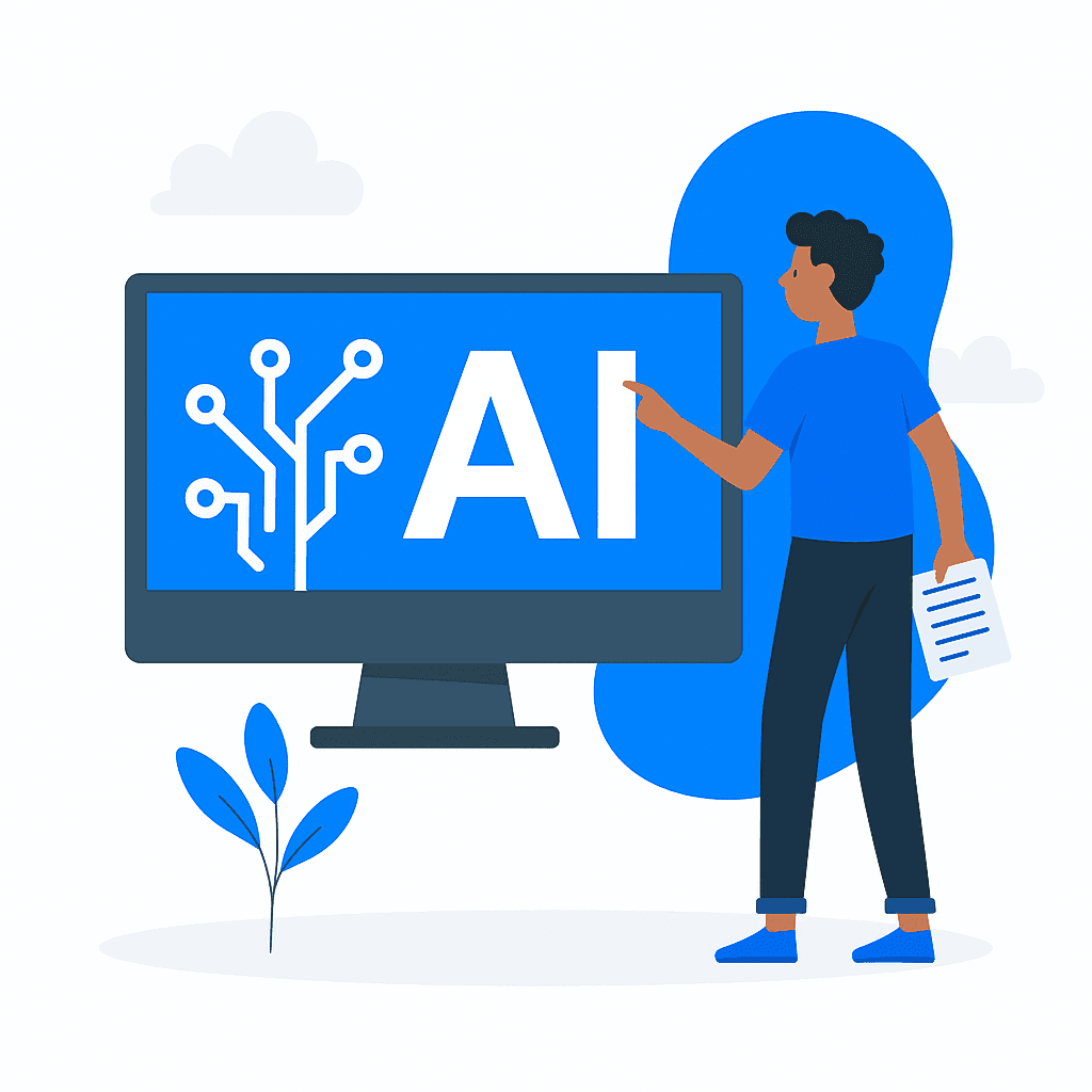 AI Document Processing Illustration